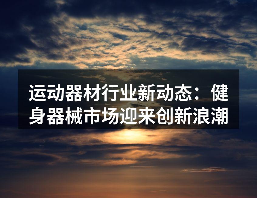 新型智能健身器材展示