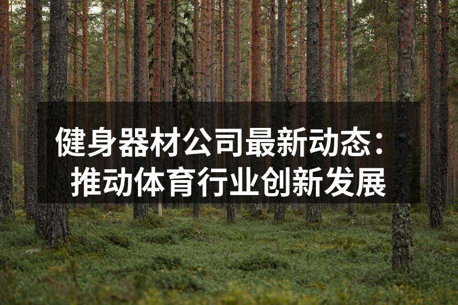 新款智能健身器材展示